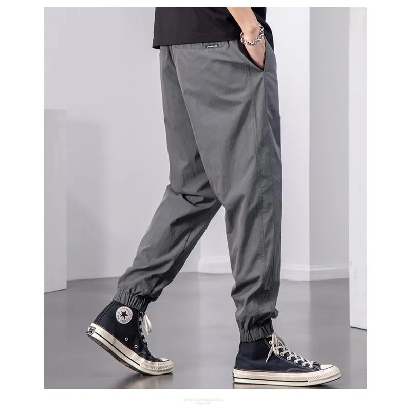 Loose Fit Tapered High Quality Versatile Elasticity Pants