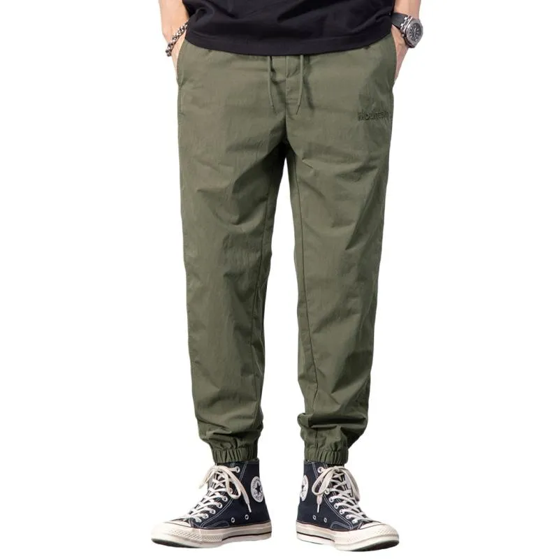 Loose Fit Tapered High Quality Versatile Elasticity Pants