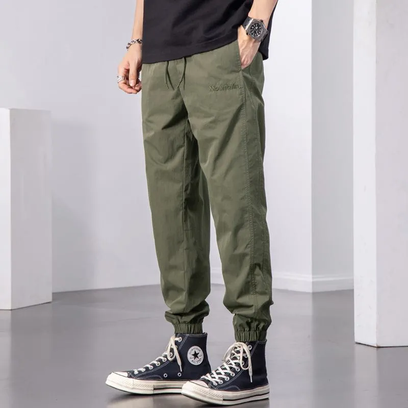 Loose Fit Tapered High Quality Versatile Elasticity Pants