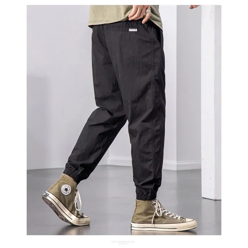 Loose Fit Tapered High Quality Versatile Elasticity Pants