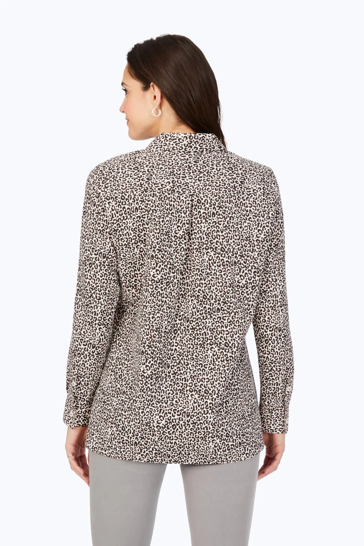 Luxe Leopard No Iron Tunic