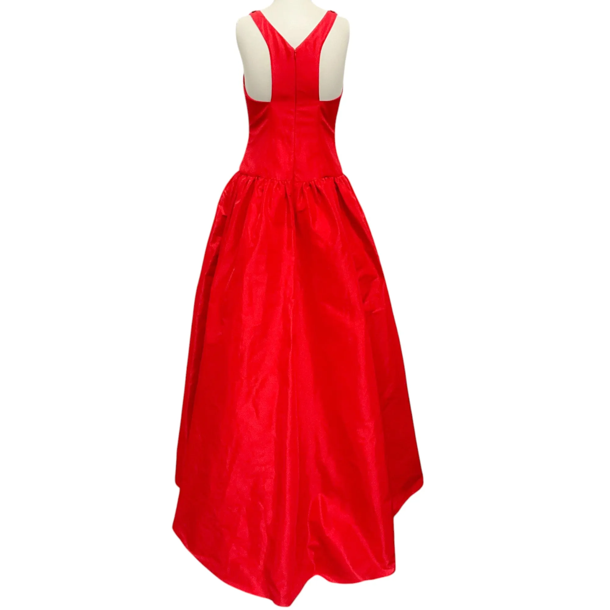 Marchesa Notte Red Embellished Ball Gown