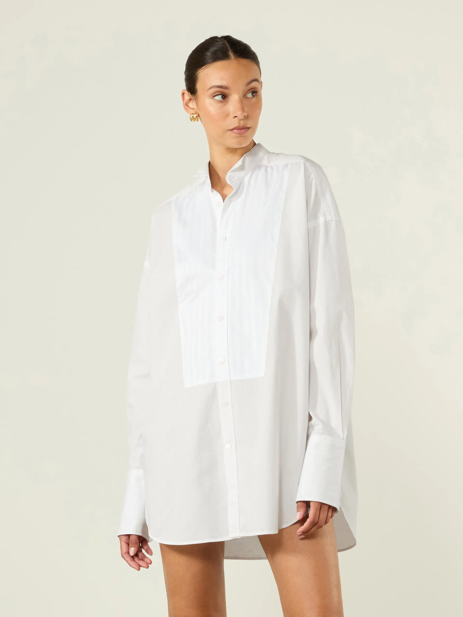 Marlow: Fine Poplin, White x Felicity Kay