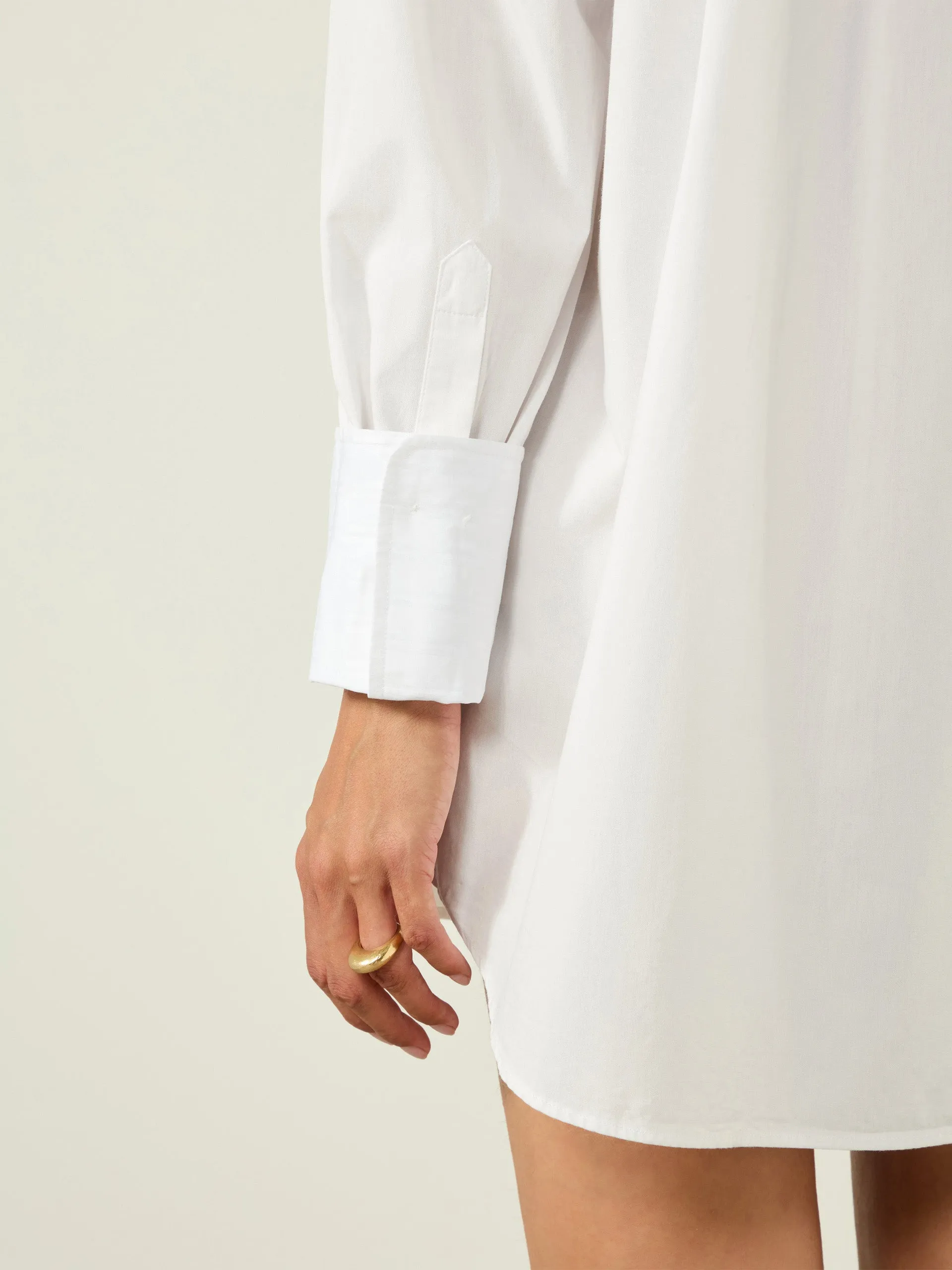 Marlow: Fine Poplin, White x Felicity Kay