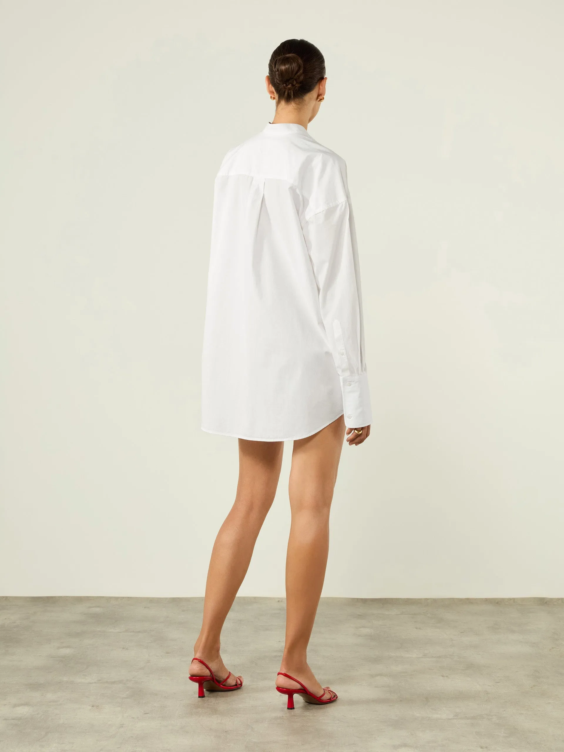 Marlow: Fine Poplin, White x Felicity Kay