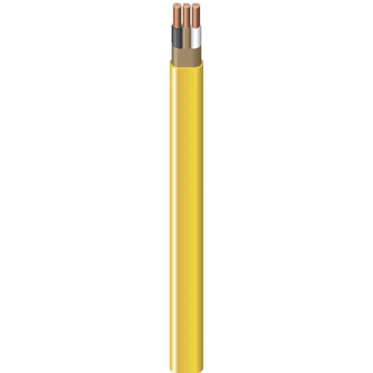 Marmon Home Improvement 1000 ft. 2/2 Non-Metallic Sheathed Cable with Ground Yellow