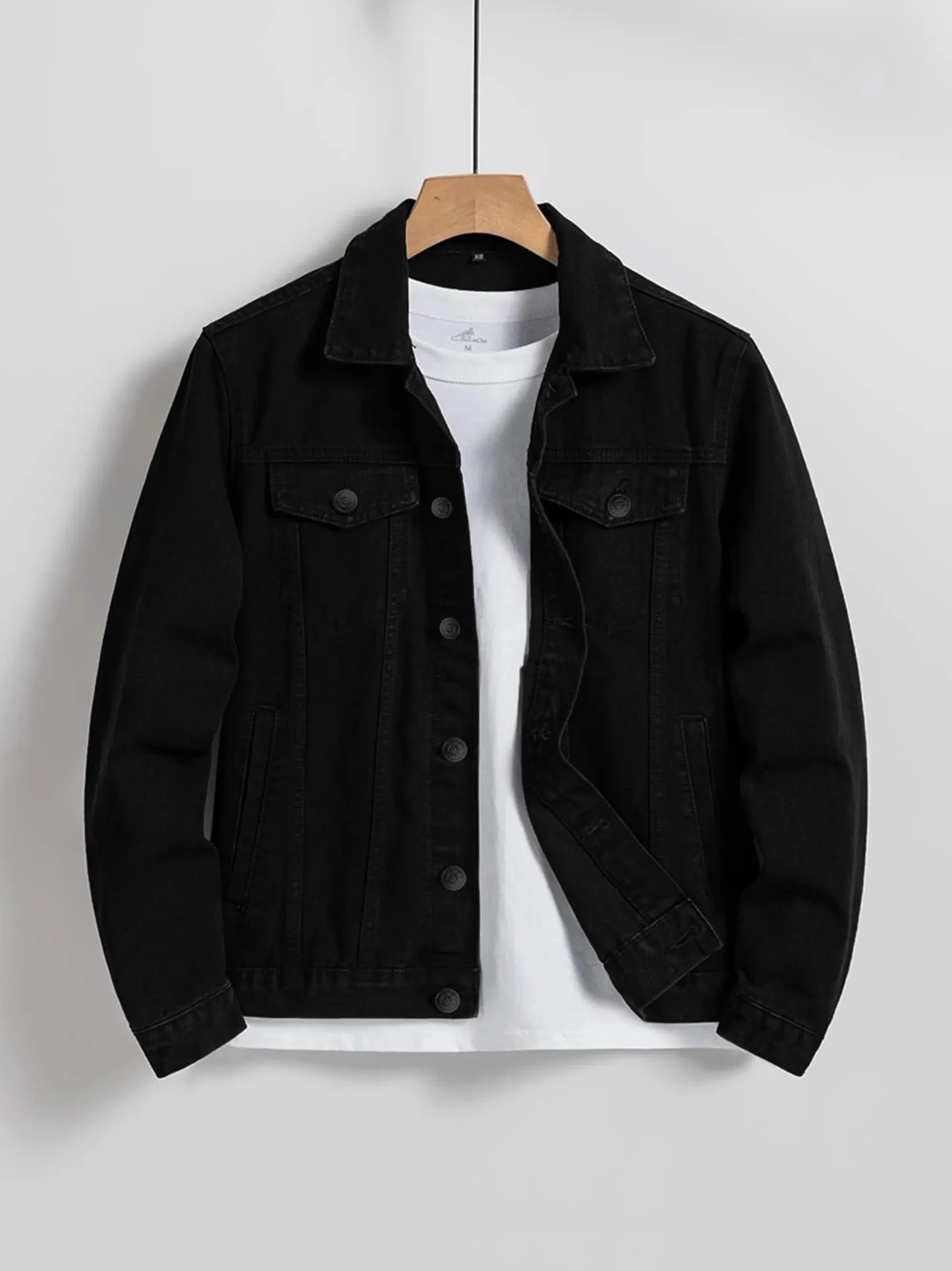 Men's Black Denim Jacket