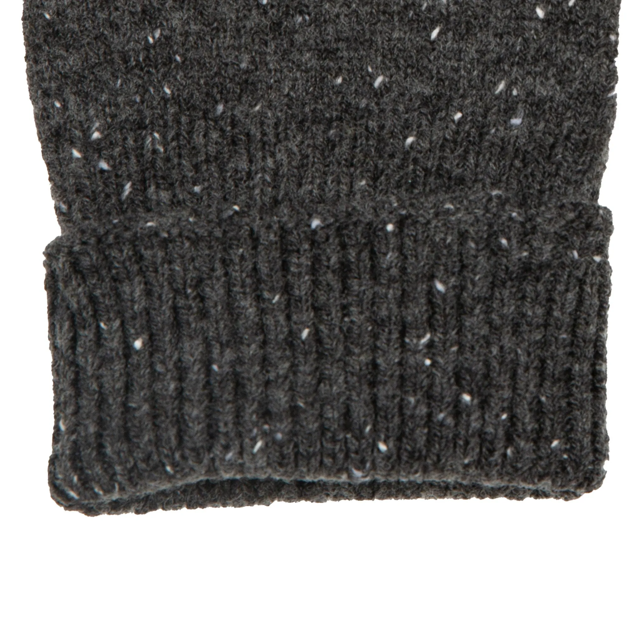 Men's Fingerless Knitted Gloves with Ribbed Cuffs