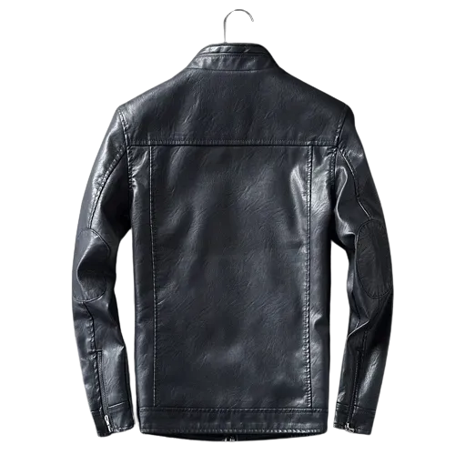 Mens Maxwell Genuine Lambskin Leather Bomber Jacket