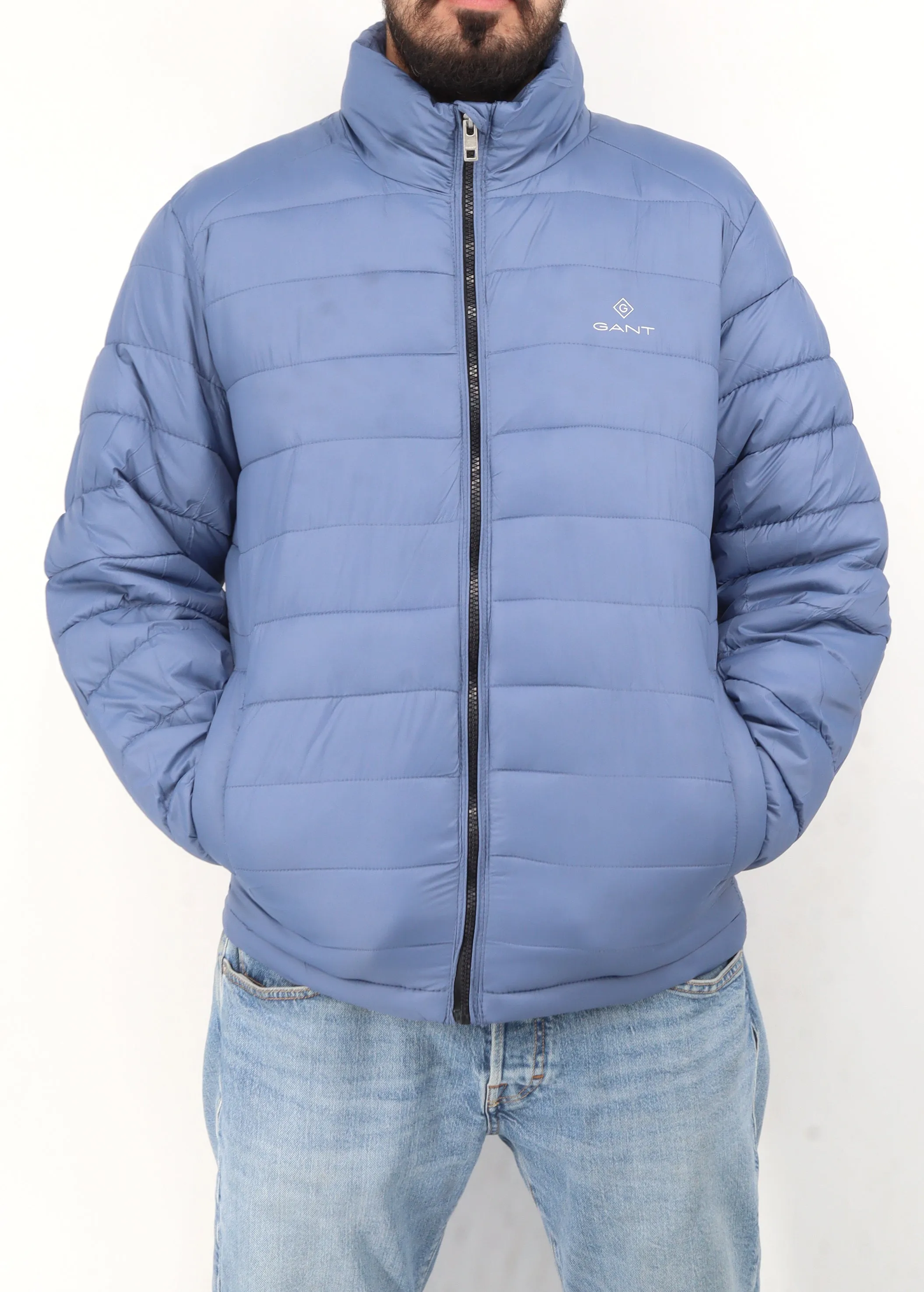 Men's Quilted Jacket,Blue