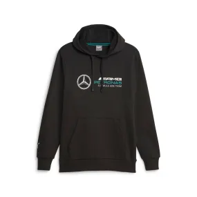 Mercedes sweatshirt, hooded, Puma, ESS, fleece, black