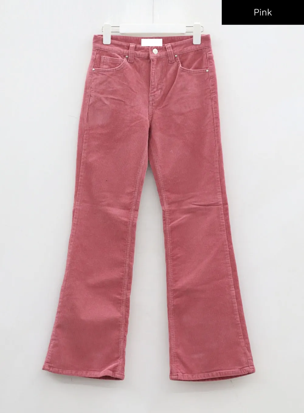 Mid-Rise Corduroy Bootcut Pants CJ306