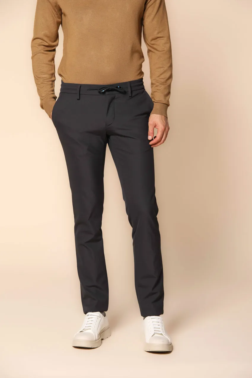 Milano Jogger pantalone chino uomo in jersey tecnico extra slim