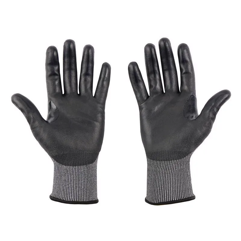 Milwaukee Cut Level 3 High Dexterity Polyurethane Dipped Gloves Gray L 1 pair