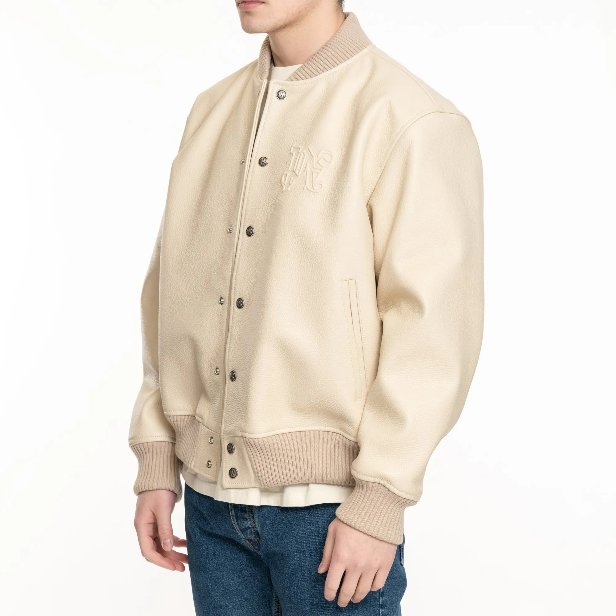 Monogram Leather Bomber