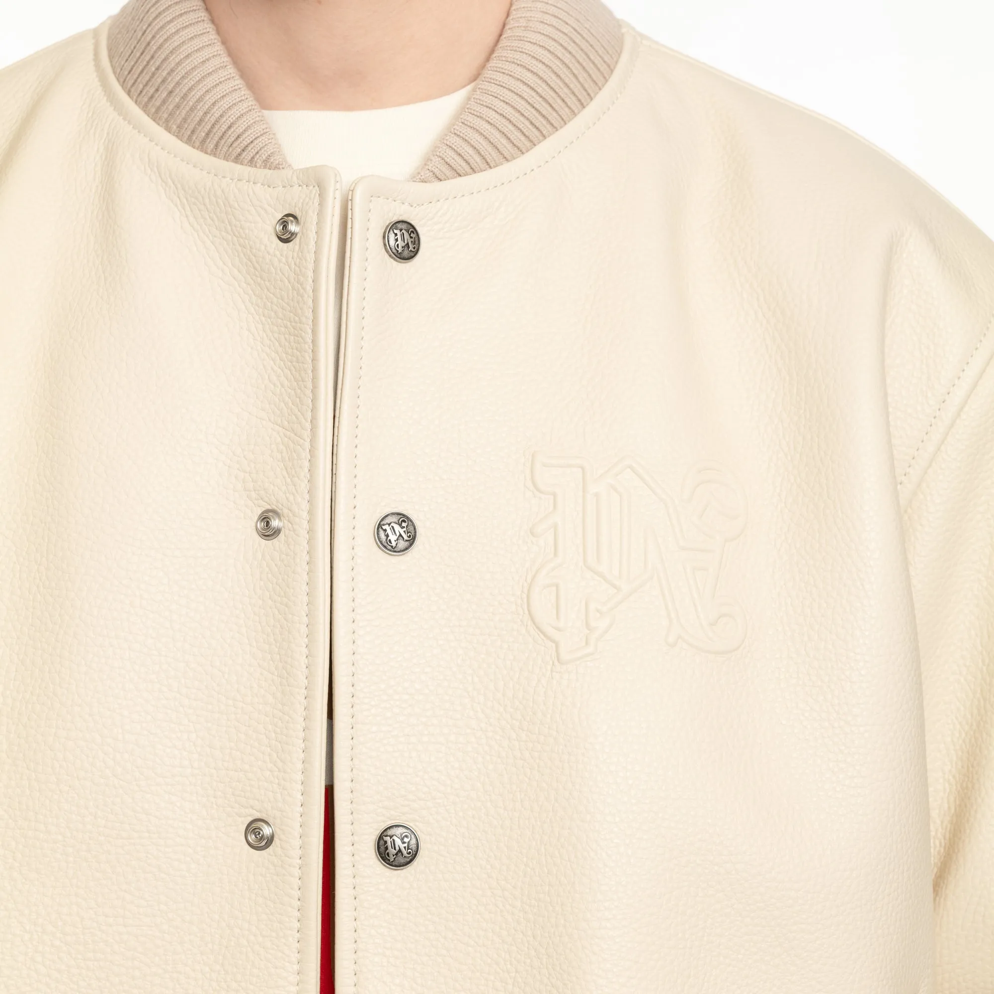 Monogram Leather Bomber