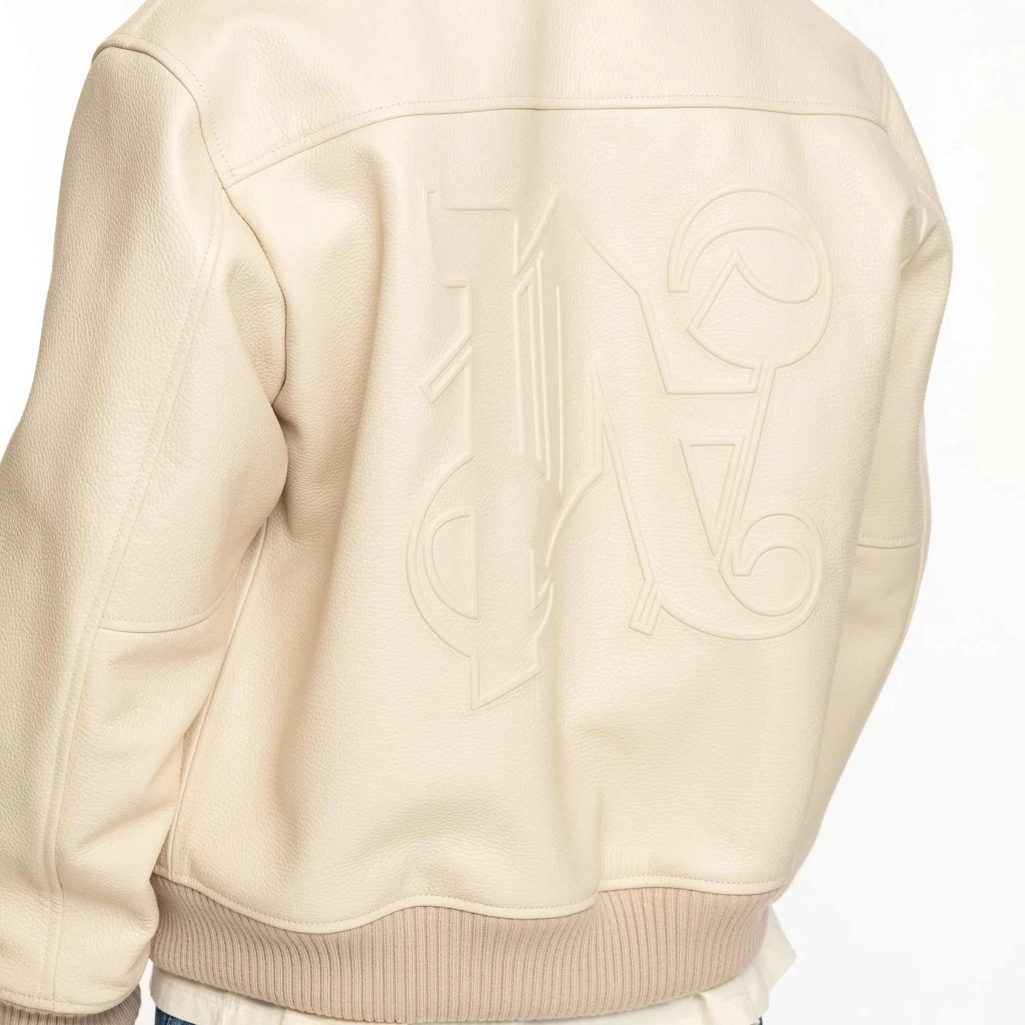 Monogram Leather Bomber