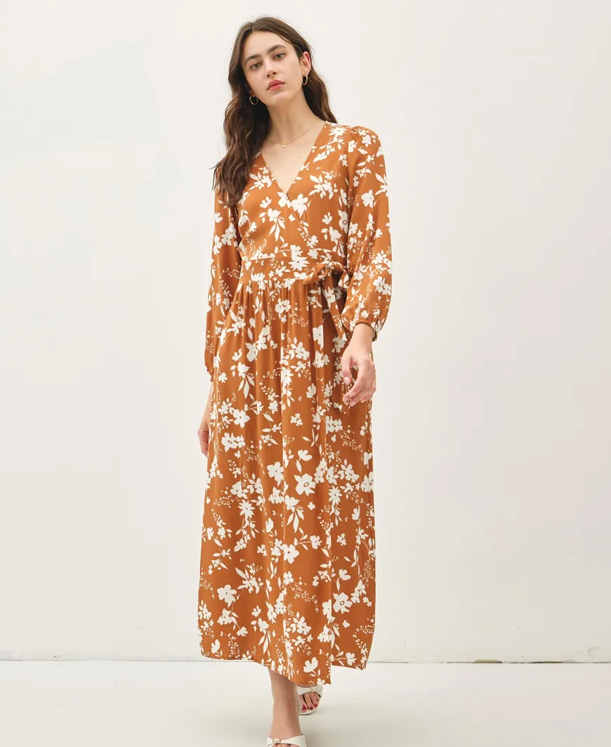 Nancy Floral Midi Dress