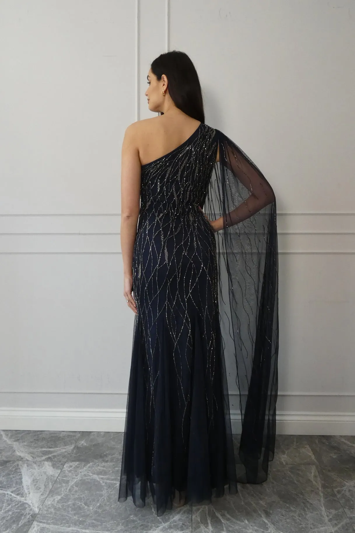 Navy Mila Gown