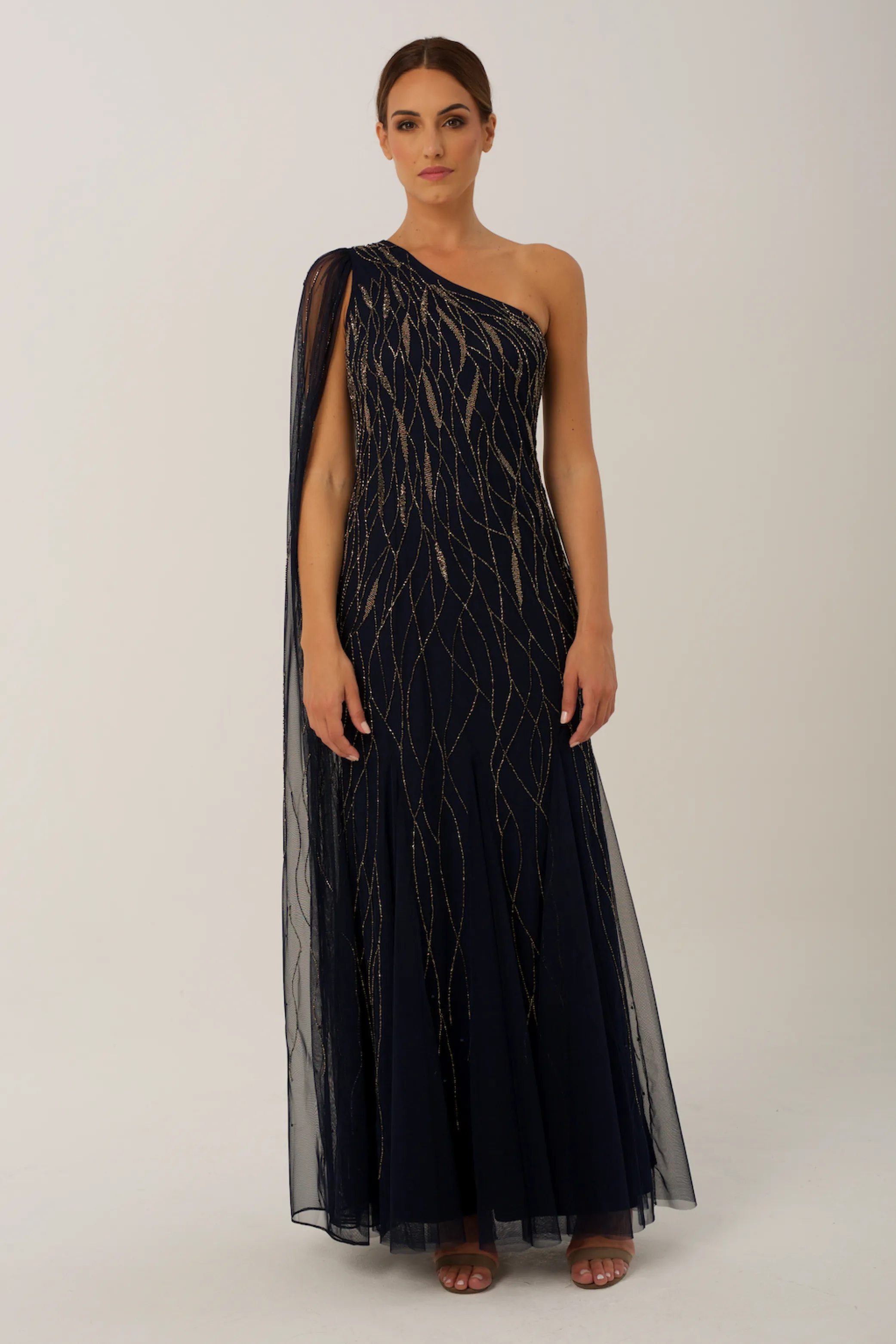 Navy Mila Gown