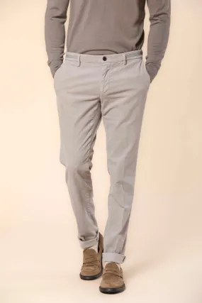 New York College Coul pantalone chino uomo in velluto 1500 righe con cintura fantasia oxford regular fit