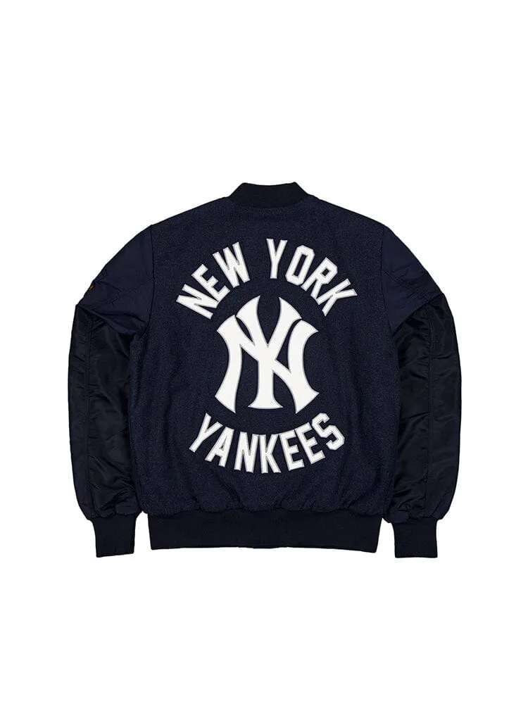 NEW YORK YANKEES X ALPHA X NEW ERA MA-1 BOMBER JACKET