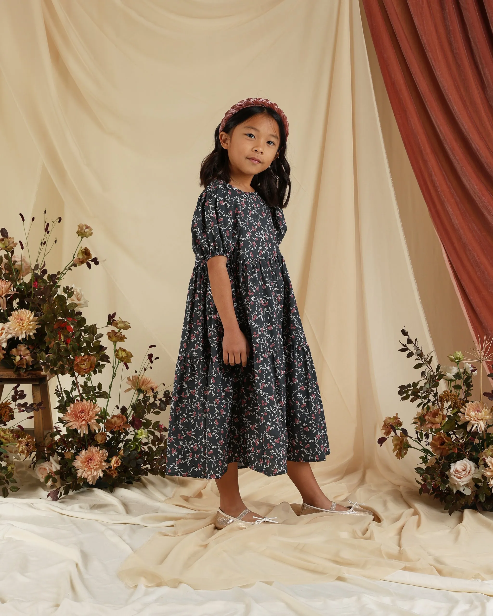 Noralee Chloe Dress in Midnight Garden