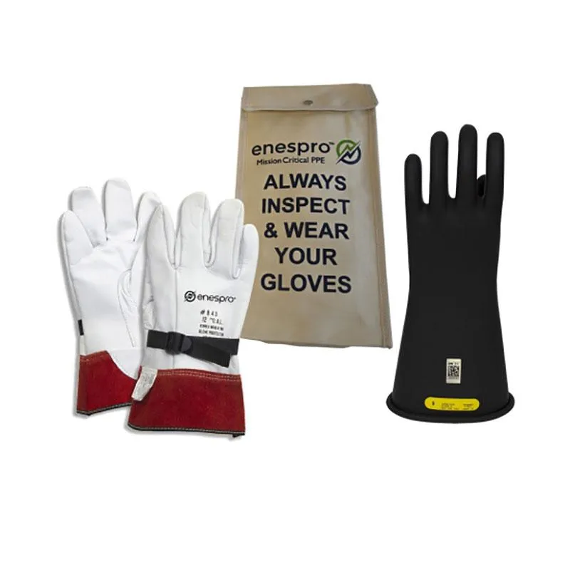 NSA Class 2 ArcGuard Rubber Voltage Glove Kit