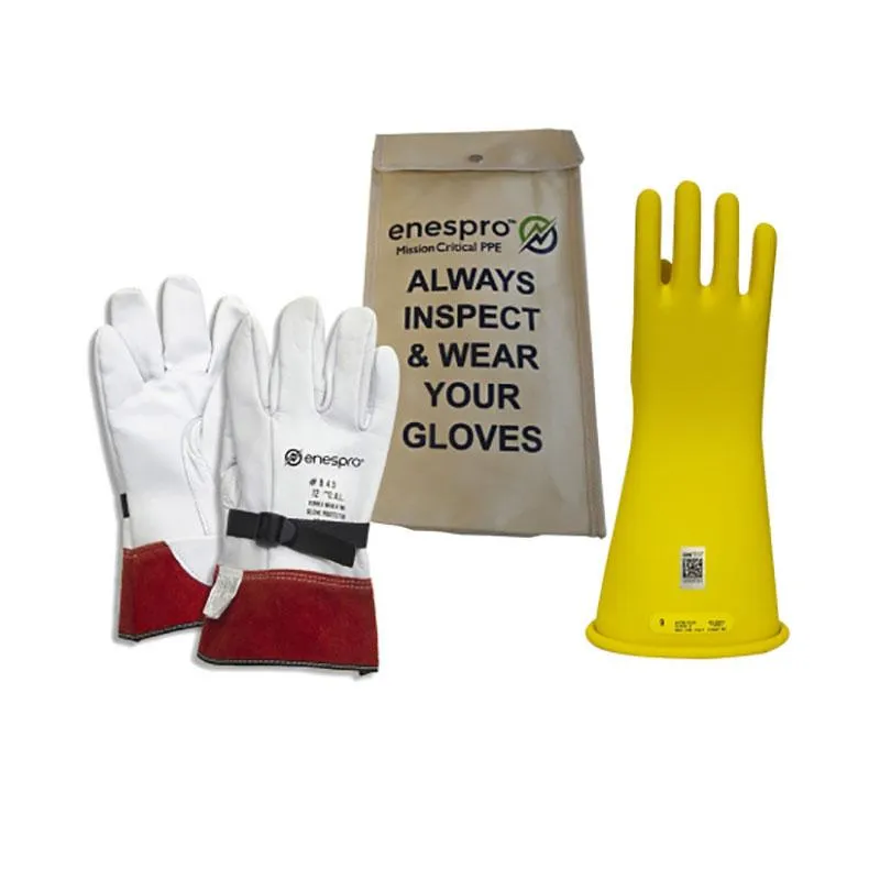 NSA Class 2 ArcGuard Rubber Voltage Glove Kit