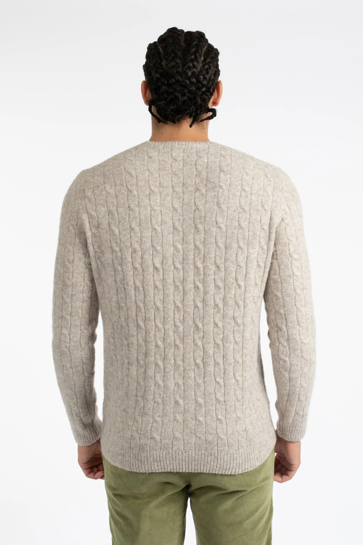 Oatmeal Wooly Cable