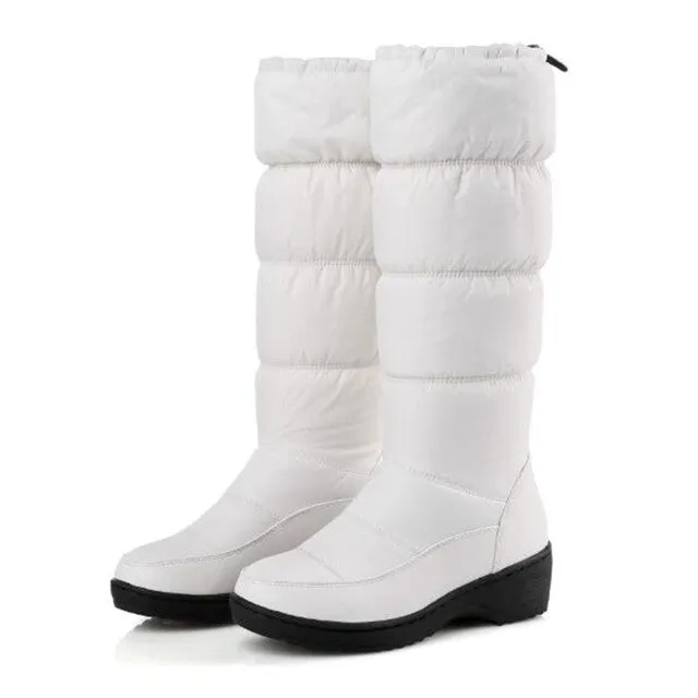 OCW Winter Warm Orthopedic Shoes Mid-calf Fur Snow Boots For Women