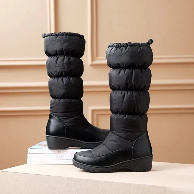 OCW Winter Warm Orthopedic Shoes Mid-calf Fur Snow Boots For Women