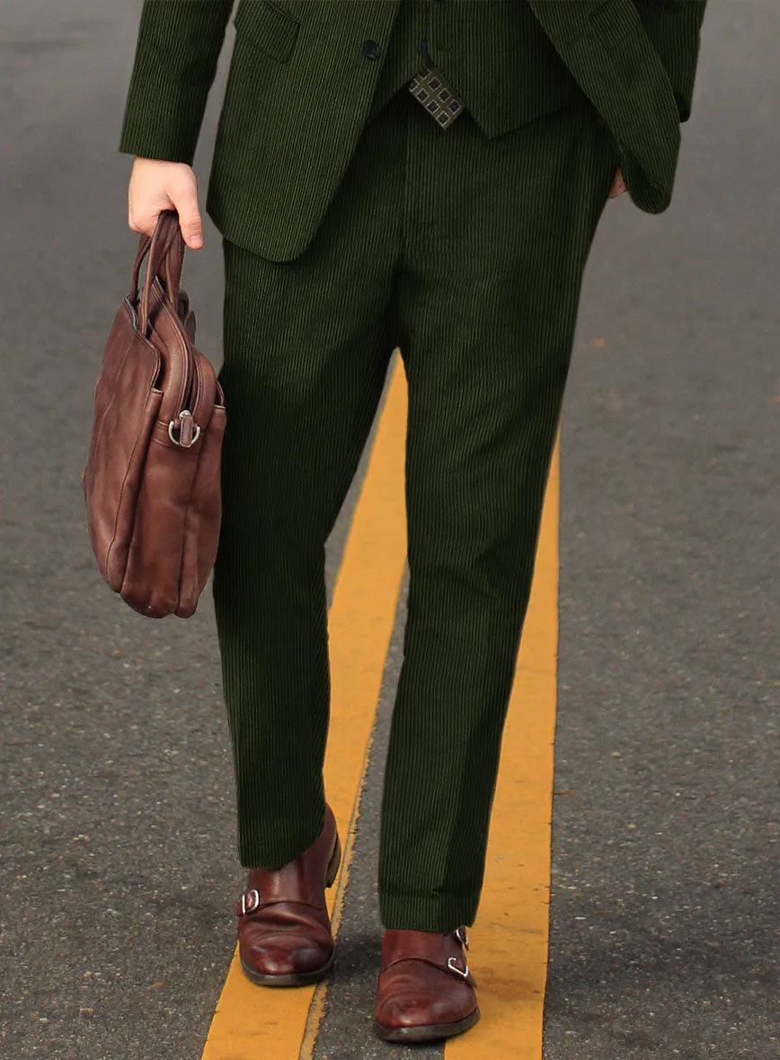 Olive Green Corduroy Pants