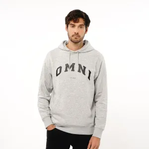 Omnitau Men's Prepster Organic Cotton Hoodie - Heather Grey