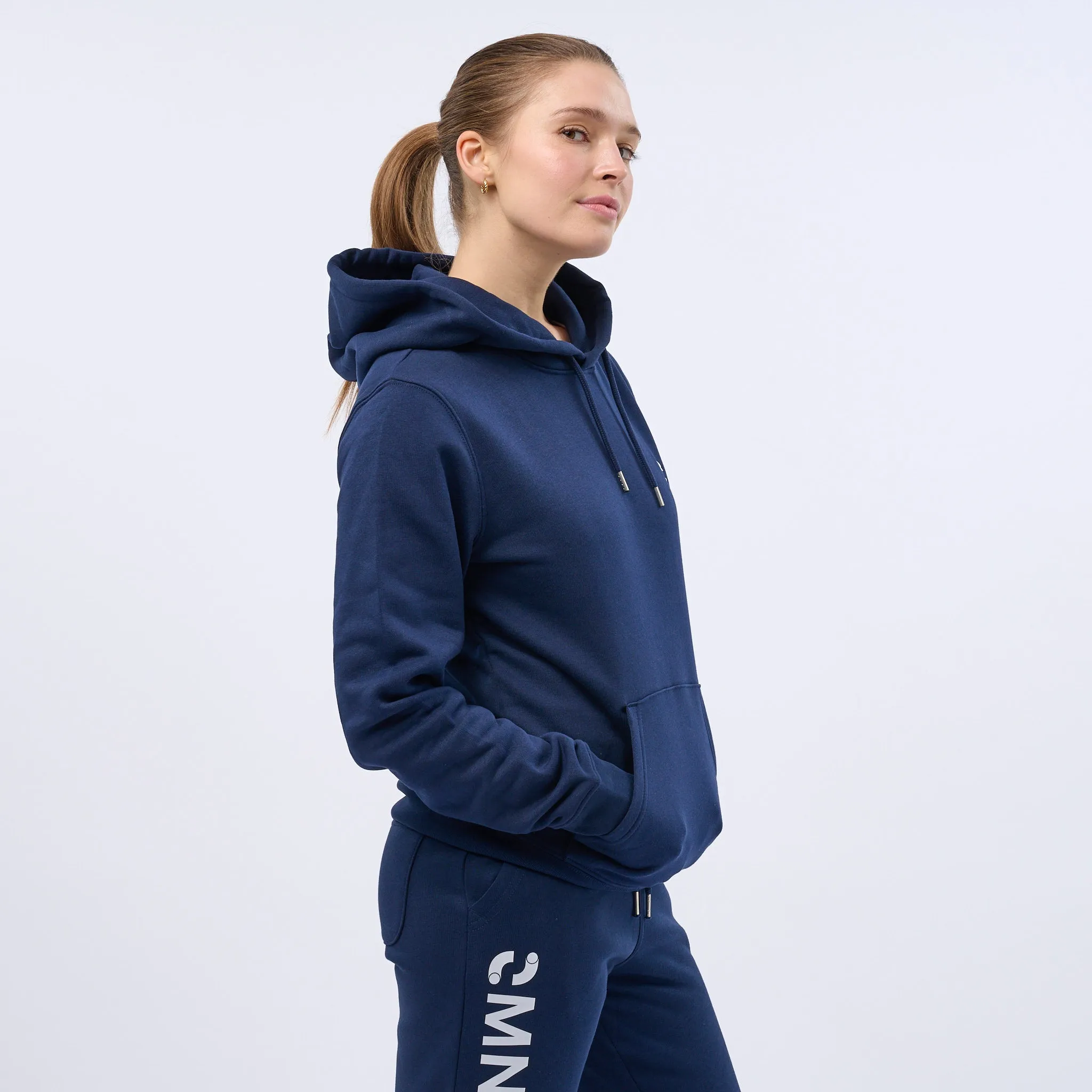 Omnitau Women's Prime Organic Cotton Hoodie - French Navy