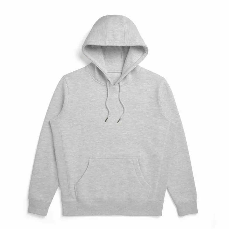 Organic Cotton Hoodie - Heather Gray