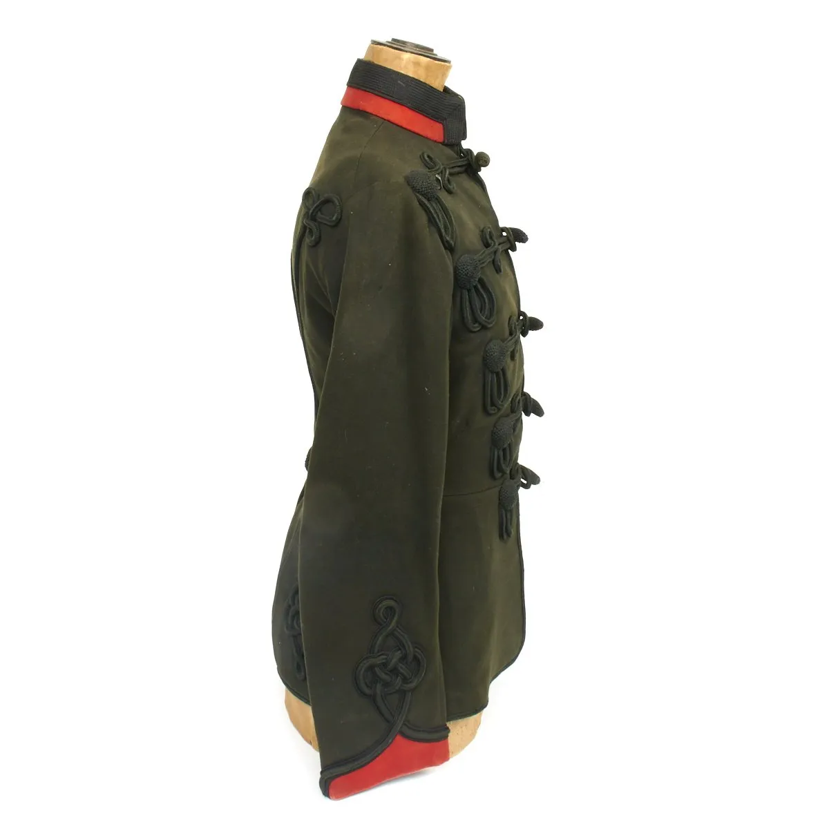 Original British Pre-WWI Shako and Tunic Set from the King's Royal Rifle Regiment c.1905