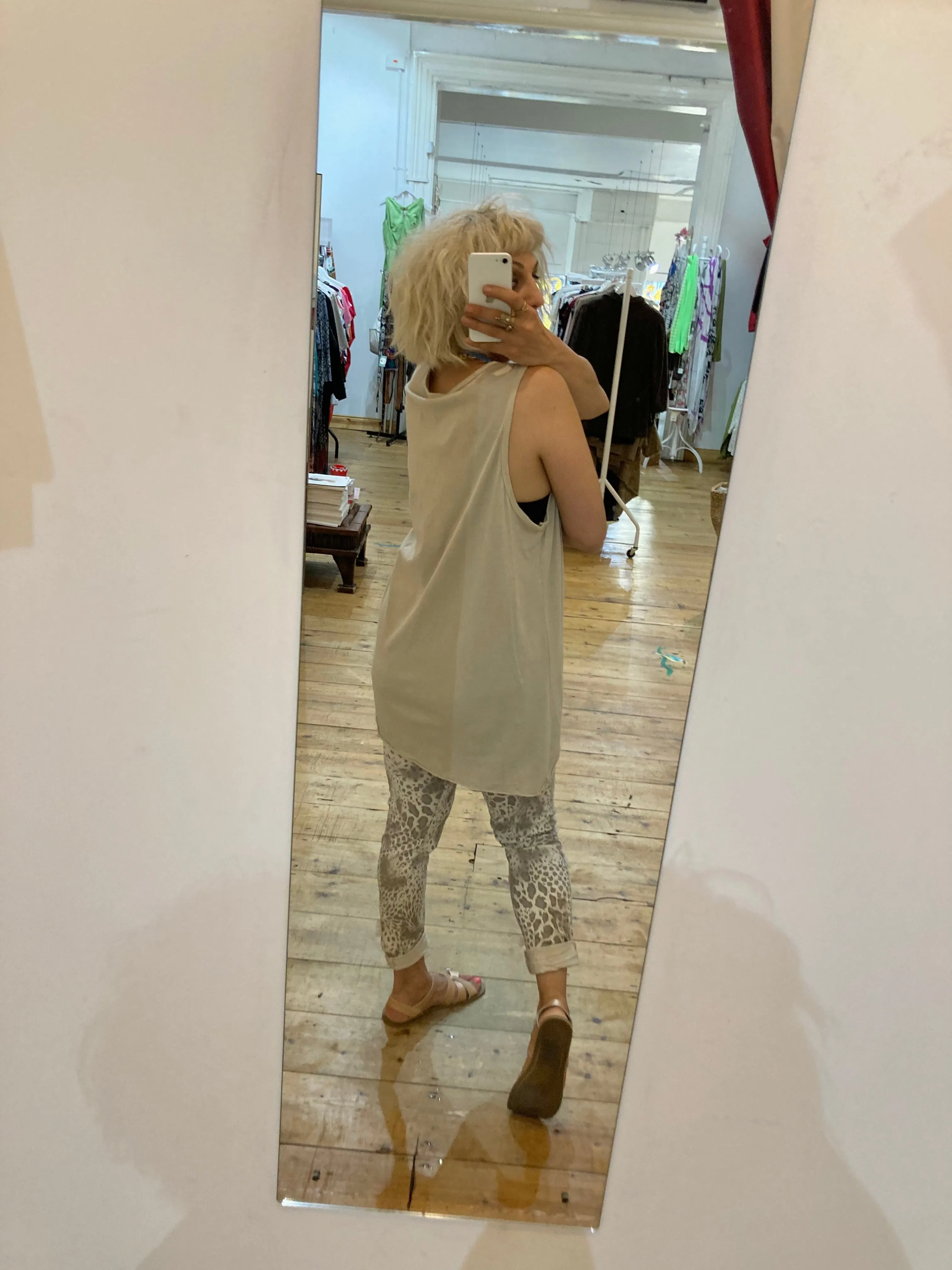 Oversized Cotton Vest