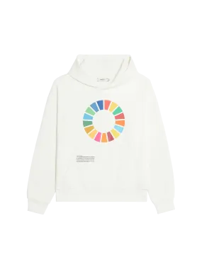 PANGAIA x SDGS Signature Hoodie—off-white