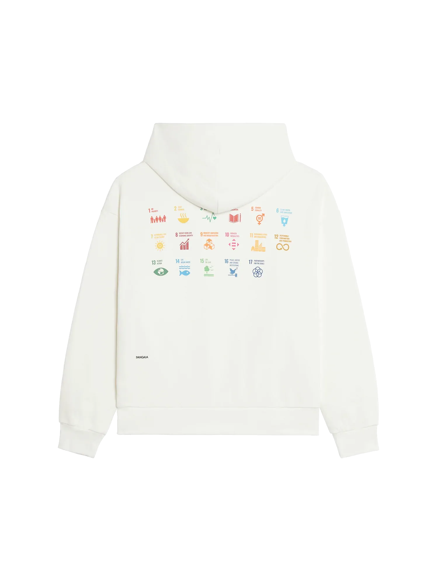 PANGAIA x SDGS Signature Hoodie—off-white