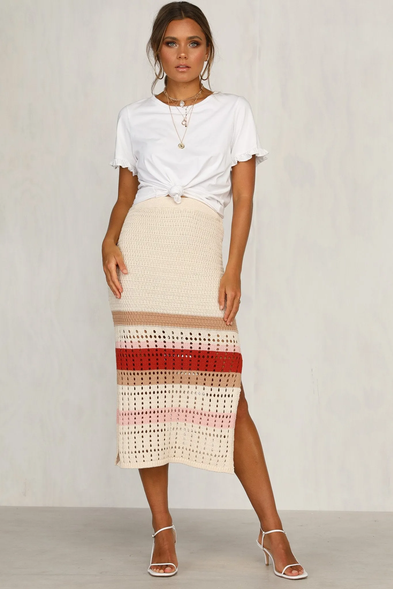 Panorama Knit Skirt