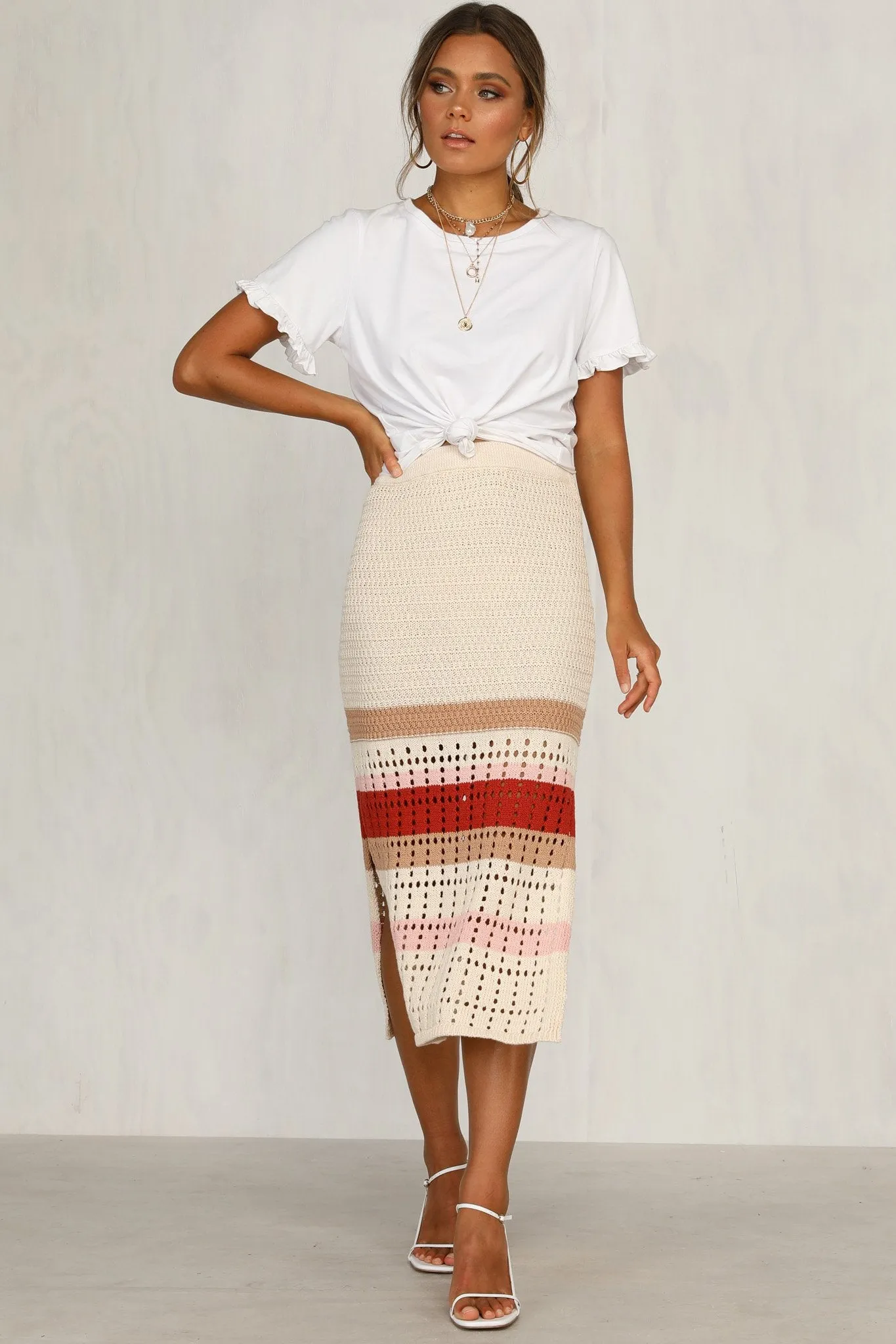 Panorama Knit Skirt