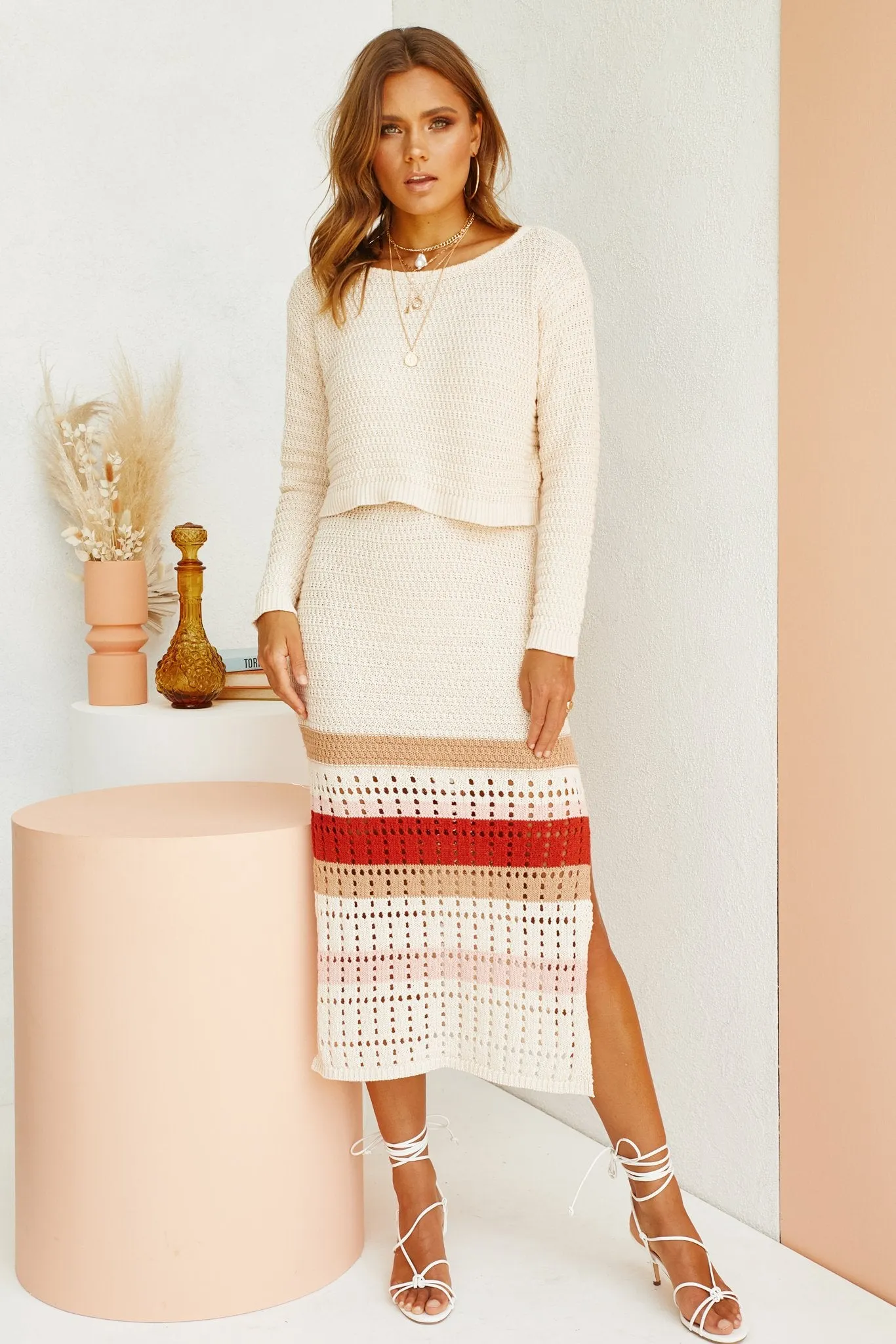 Panorama Knit Skirt