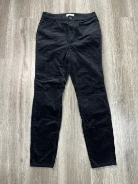 Pants Corduroy By Loft In Black, Size: 4