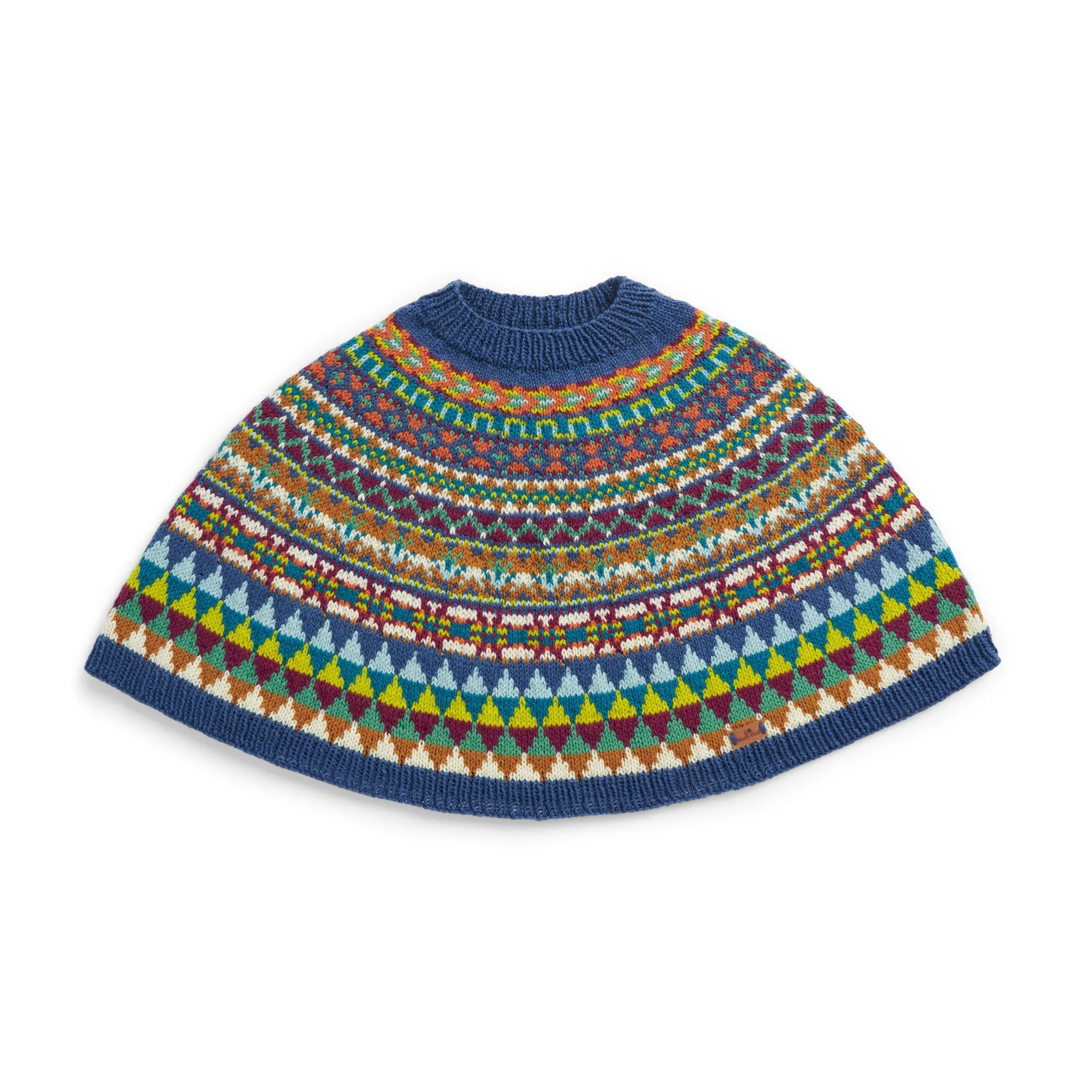 Patons Knit Color Kaleidoscope Poncho