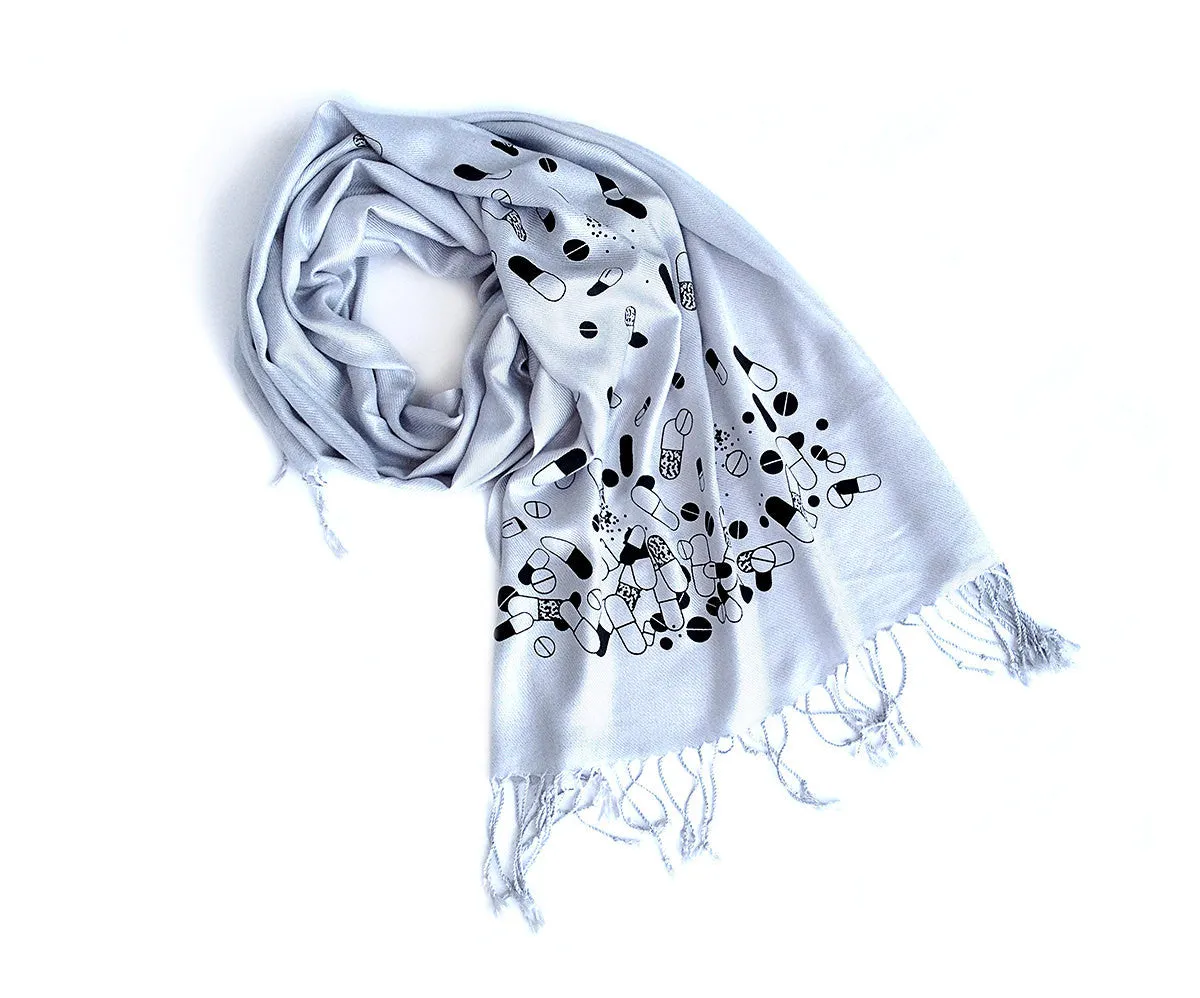 Pill Spill Pashmina Scarf