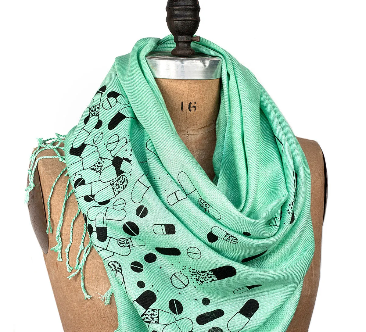 Pill Spill Pashmina Scarf