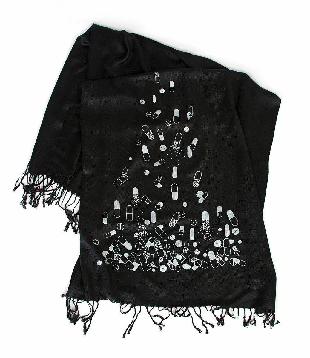 Pill Spill Pashmina Scarf