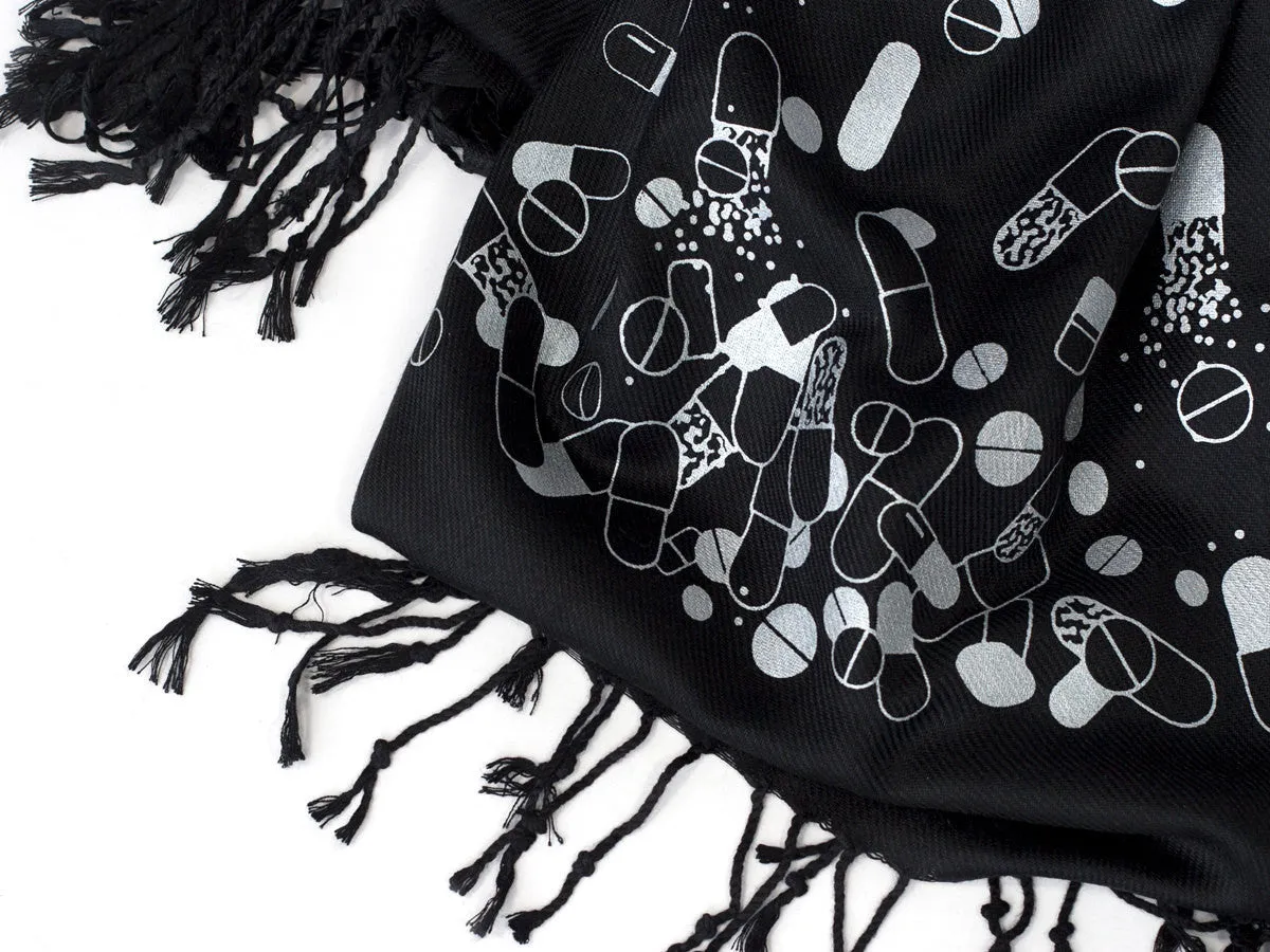 Pill Spill Pashmina Scarf