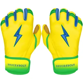 "Coach RAC" Limited Edition Short Cuff Batting Gloves - RAC Yellow